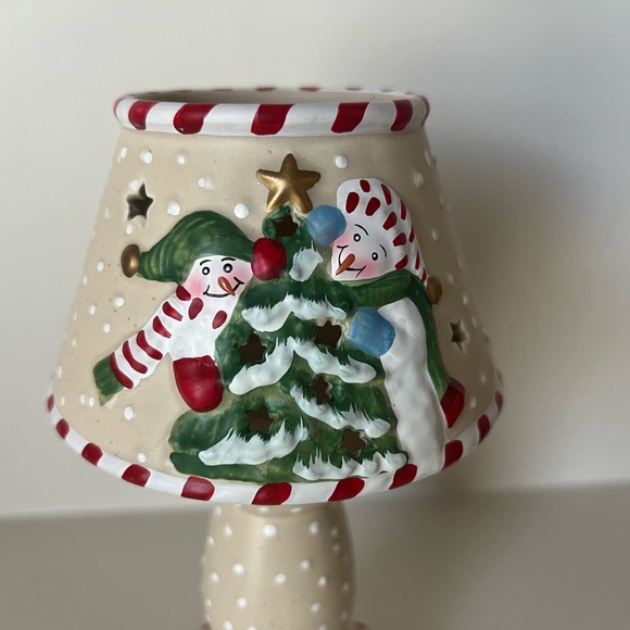 Diane Knott- Vintage Christmas Tee Light Candle Holder⛄️🎄 - Picture 7 of 9